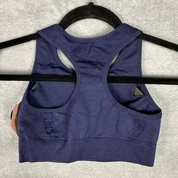 True Kind Bra Womens Large Navy Daily Comfort Reactivate Sports Padded Stretch - Picture 4 of 8